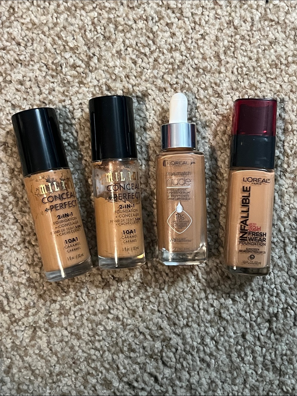 💕 MILANI Conceal + Perfect L’ORÉAL Infallible & True Match Nude Foundation Lot - Picture 3 of 6